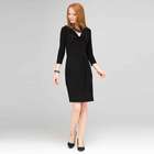 Cowl Drape Sarong Dress, , small