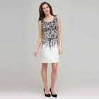 Floral Black and White Dress., , small