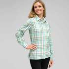 Long Sleeve Plaid Button Down, , small